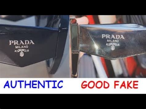 saramart prada brille|Real vs fake Prada sunglass. How to spot original Prada.